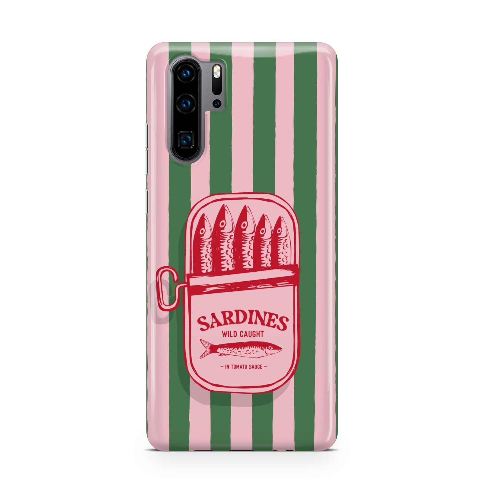Sardine Tin Stripe Huawei P30 Pro Phone Case