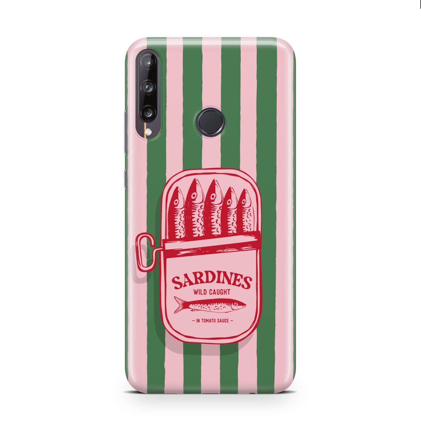 Sardine Tin Stripe Huawei P40 Lite E Phone Case