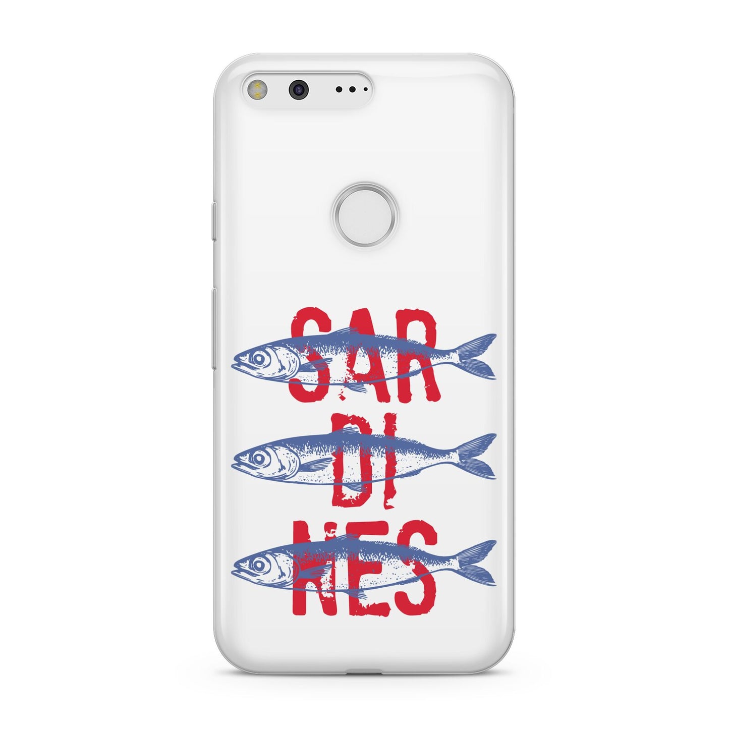 Sardines Word Art Google Pixel Case