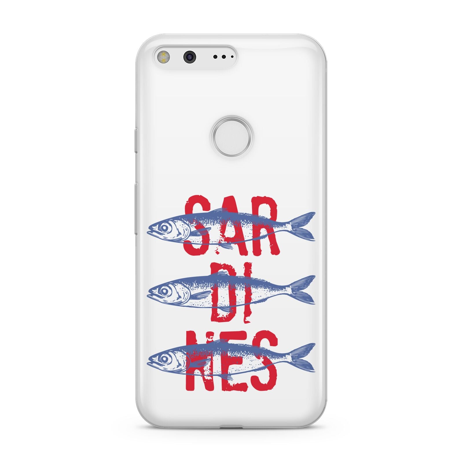 Sardines Word Art Google Pixel Case