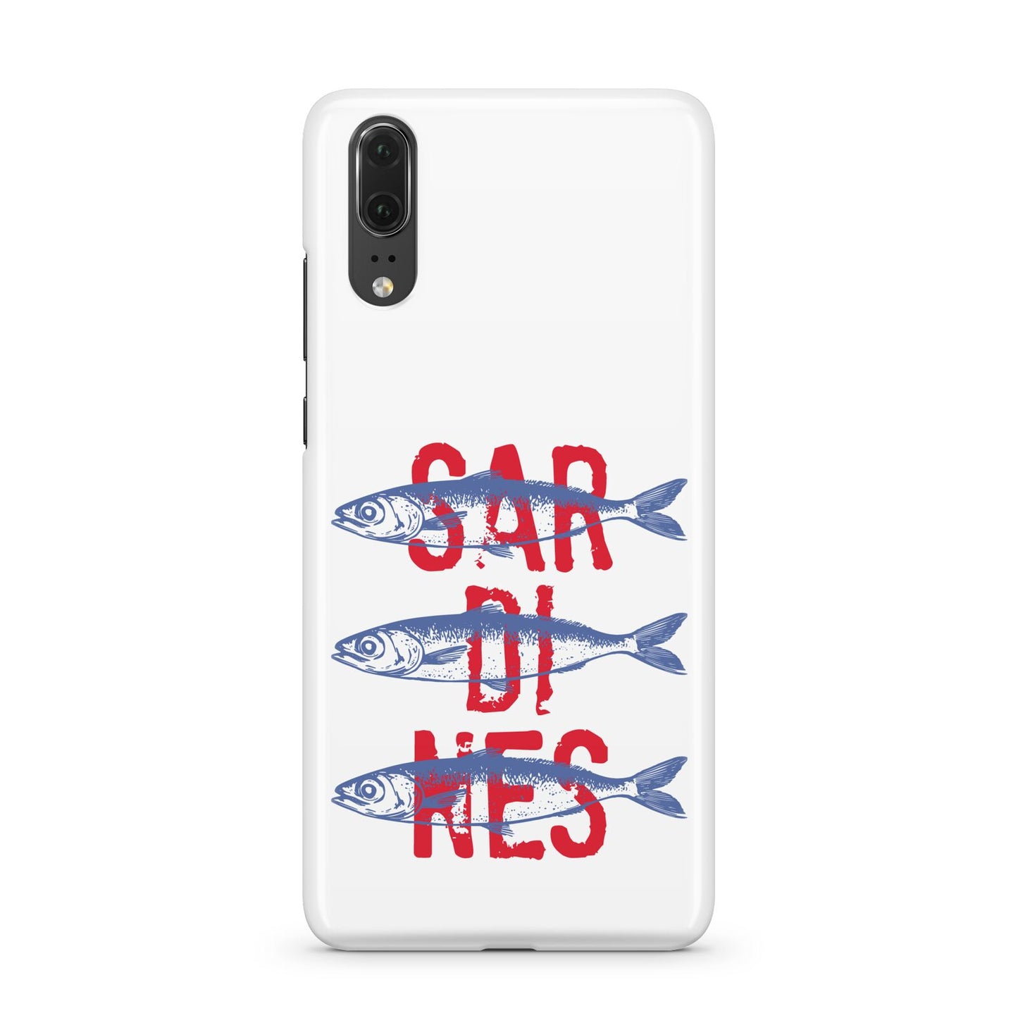 Sardines Word Art Huawei P20 Phone Case