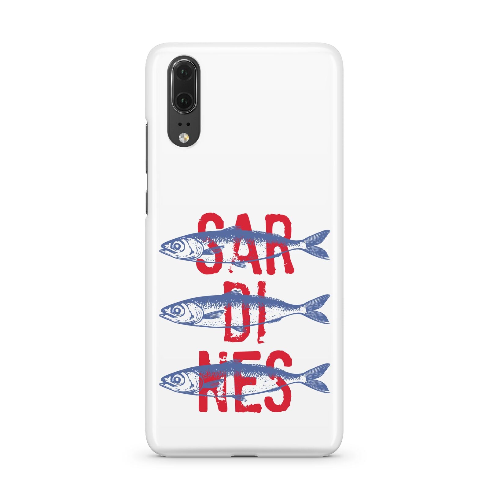 Sardines Word Art Huawei P20 Phone Case