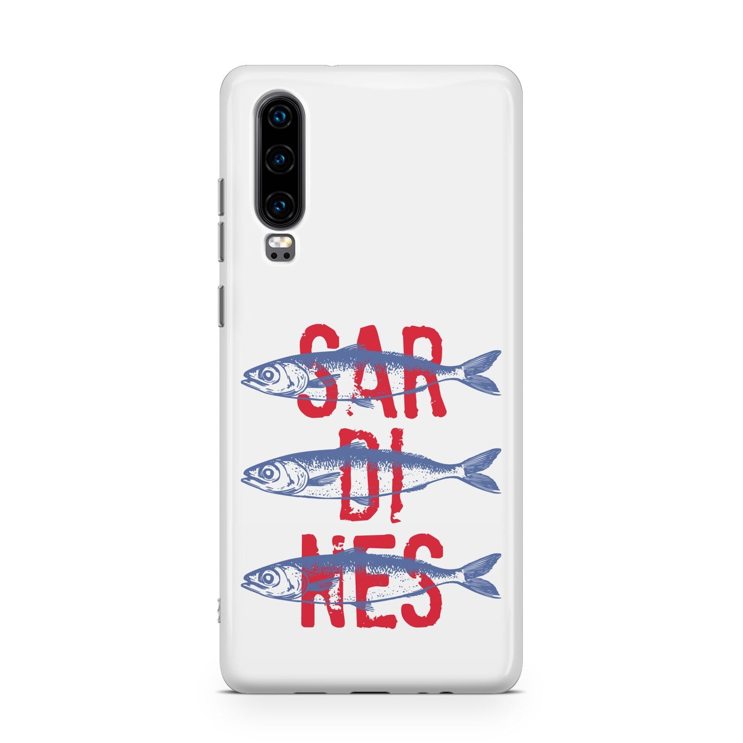 Sardines Word Art Huawei P30 Phone Case