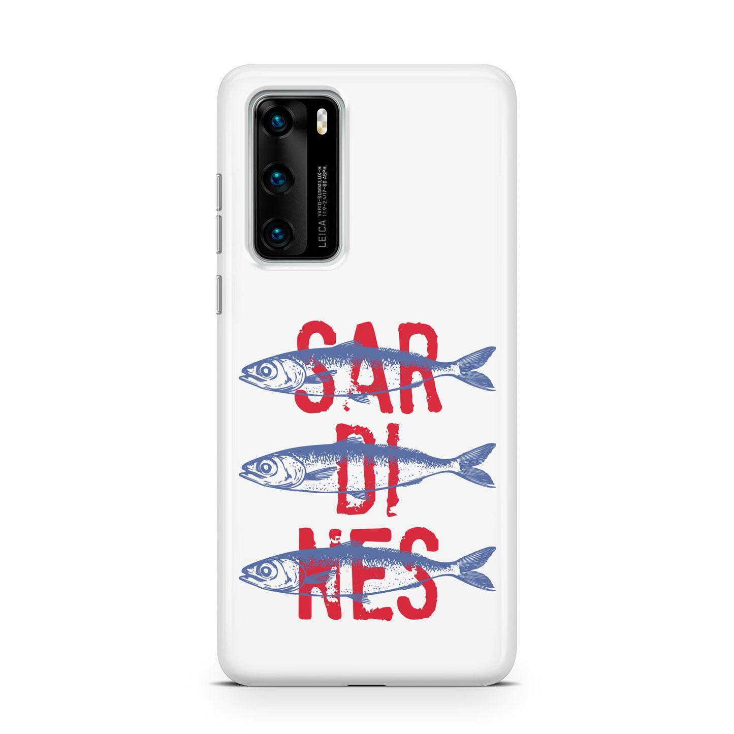 Sardines Word Art Huawei P40 Phone Case