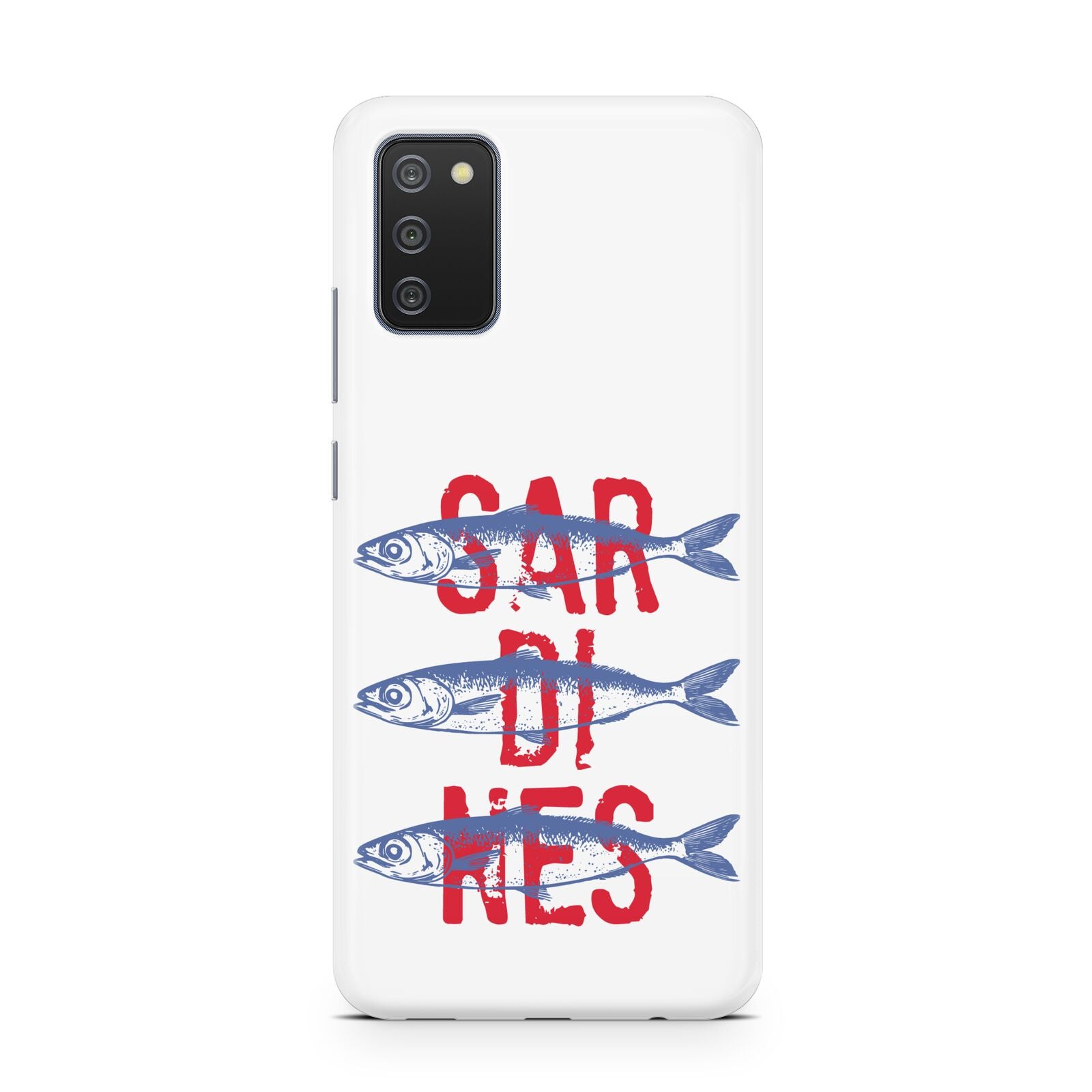 Sardines Word Art Samsung A02s Case