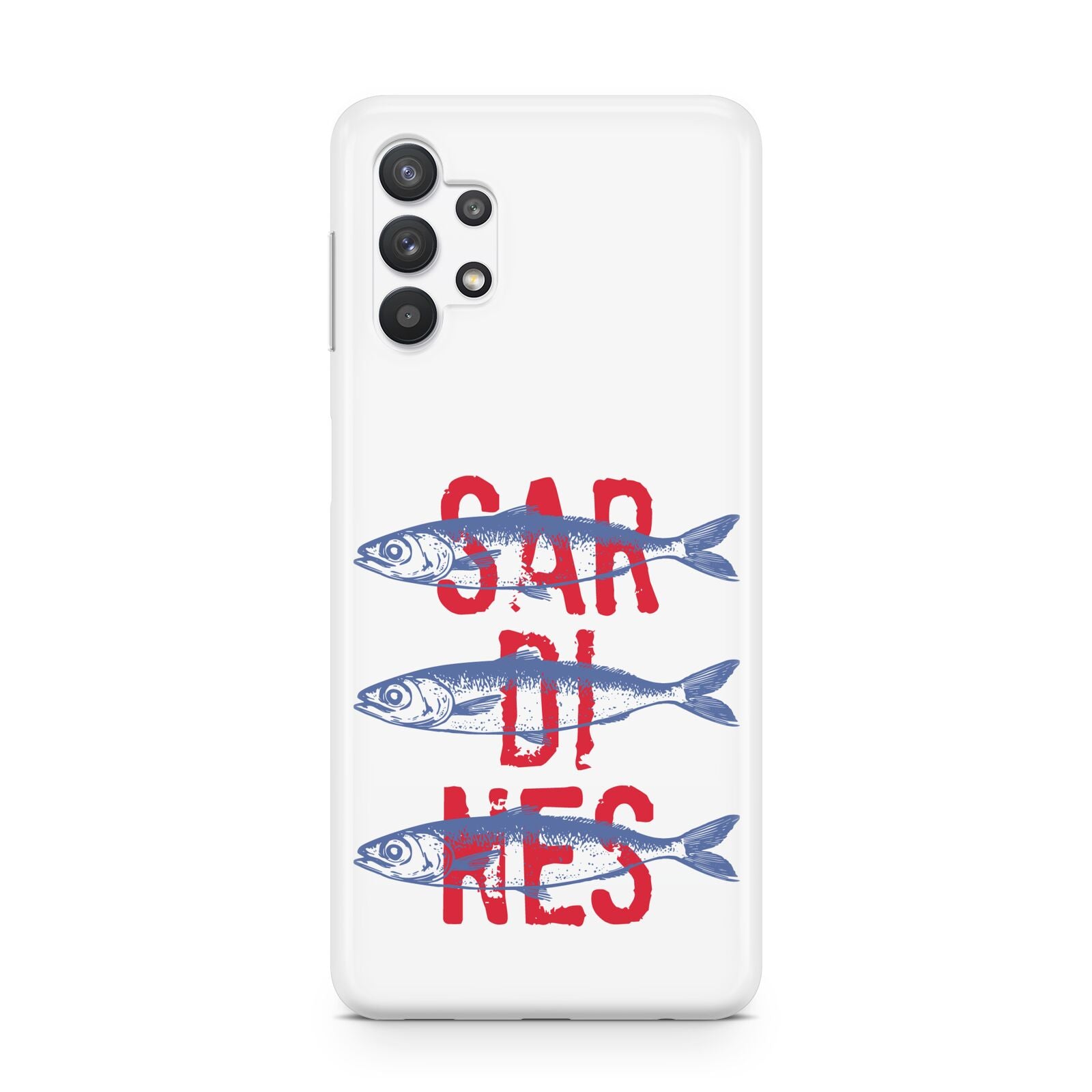 Sardines Word Art Samsung A32 5G Case