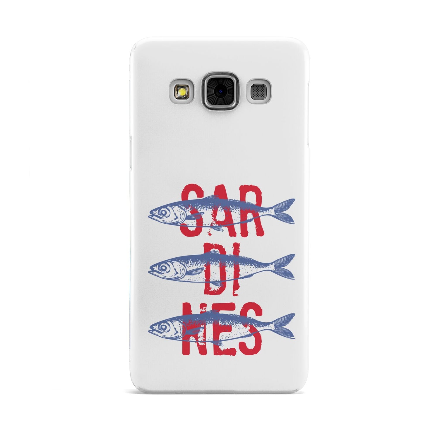 Sardines Word Art Samsung Galaxy A3 Case