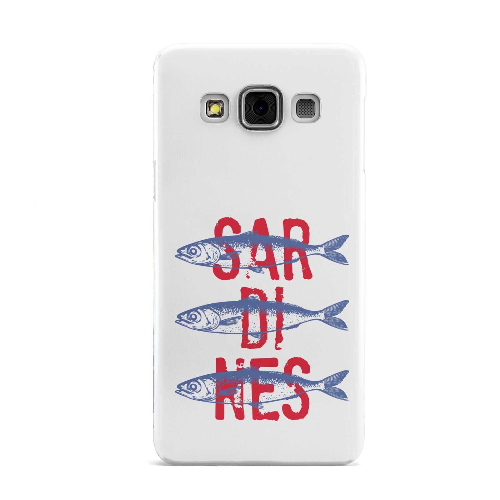 Sardines Word Art Samsung Galaxy A3 Case