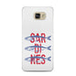 Sardines Word Art Samsung Galaxy A5 2016 Case on gold phone