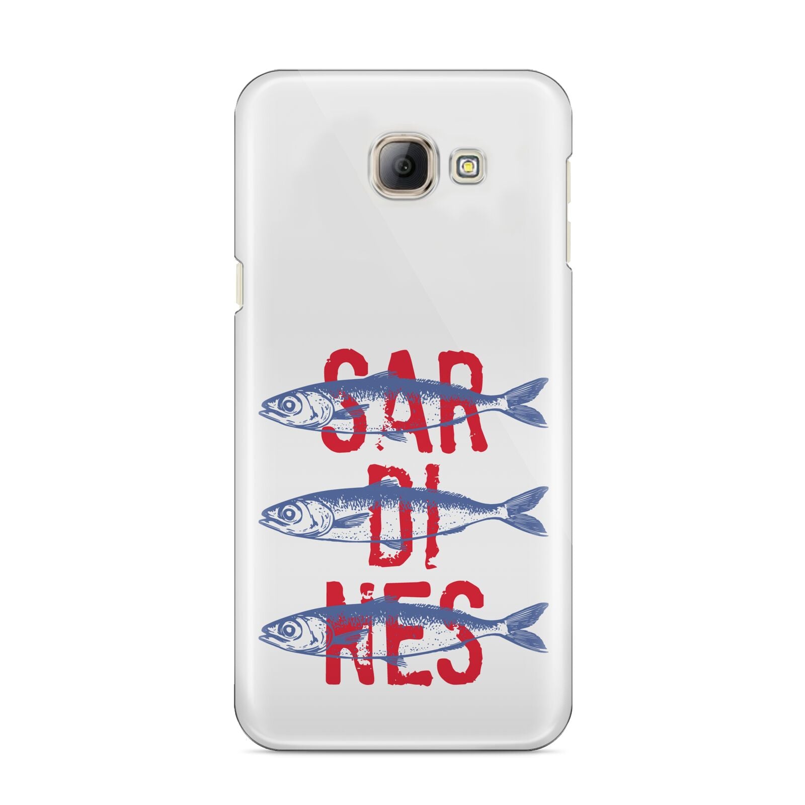 Sardines Word Art Samsung Galaxy A8 2016 Case