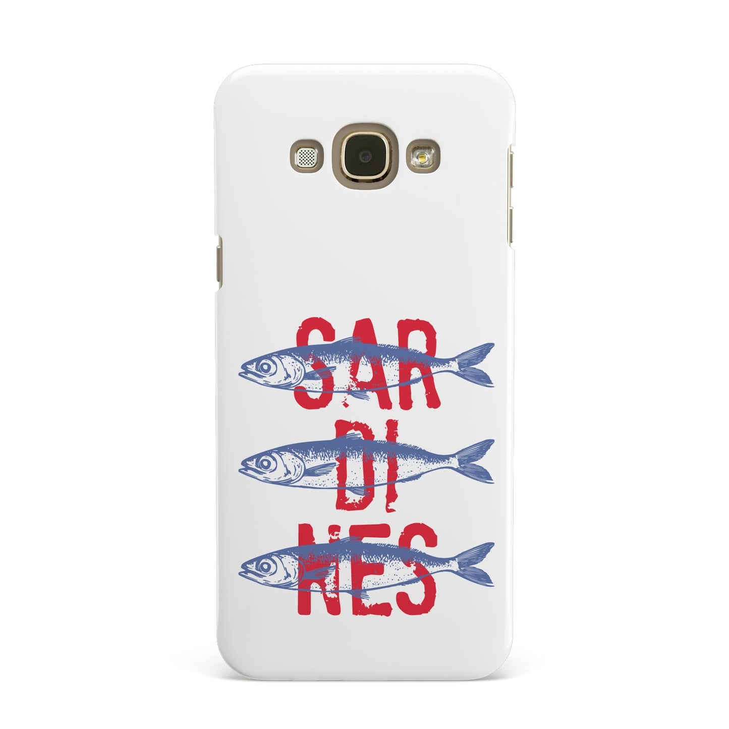 Sardines Word Art Samsung Galaxy A8 Case