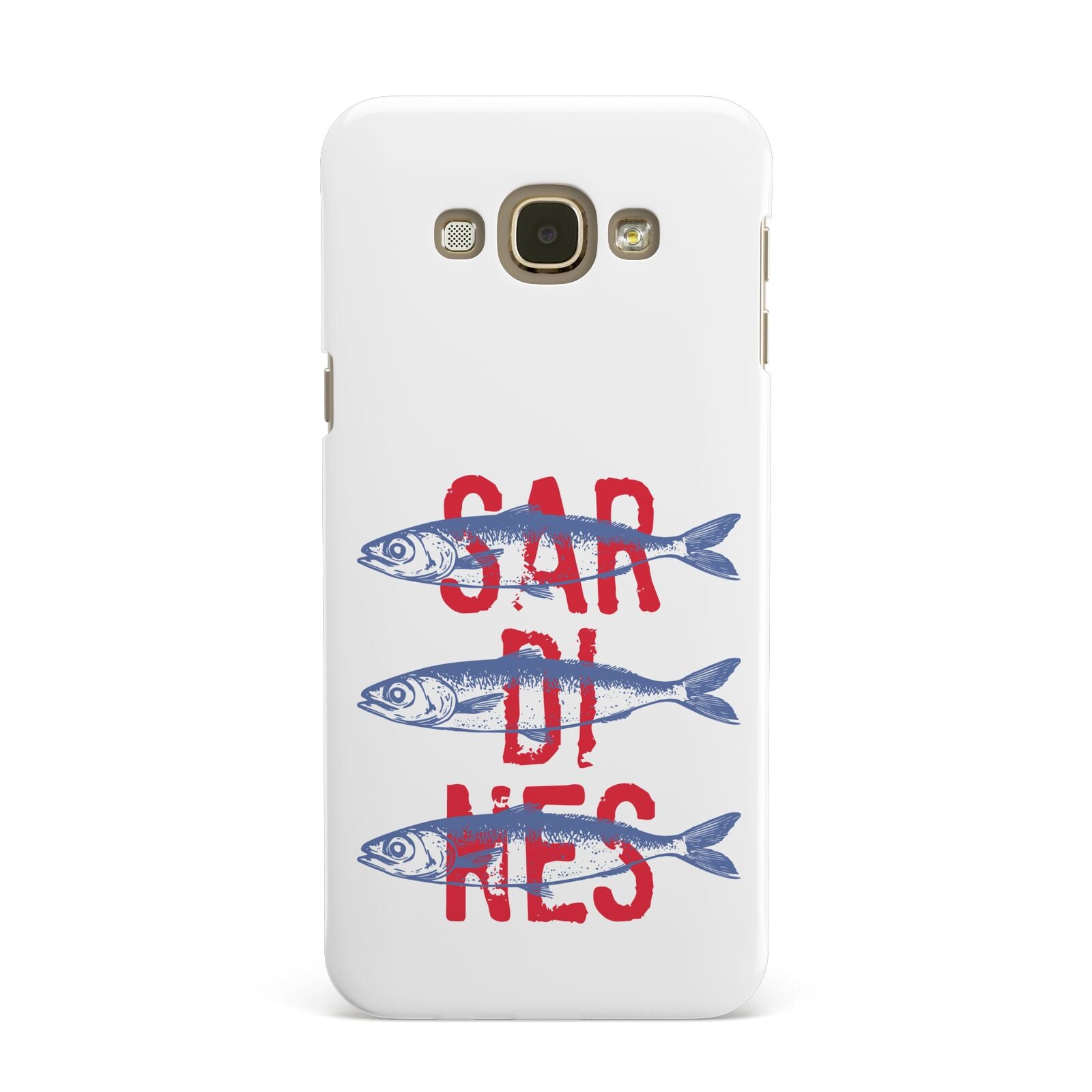 Sardines Word Art Samsung Galaxy A8 Case