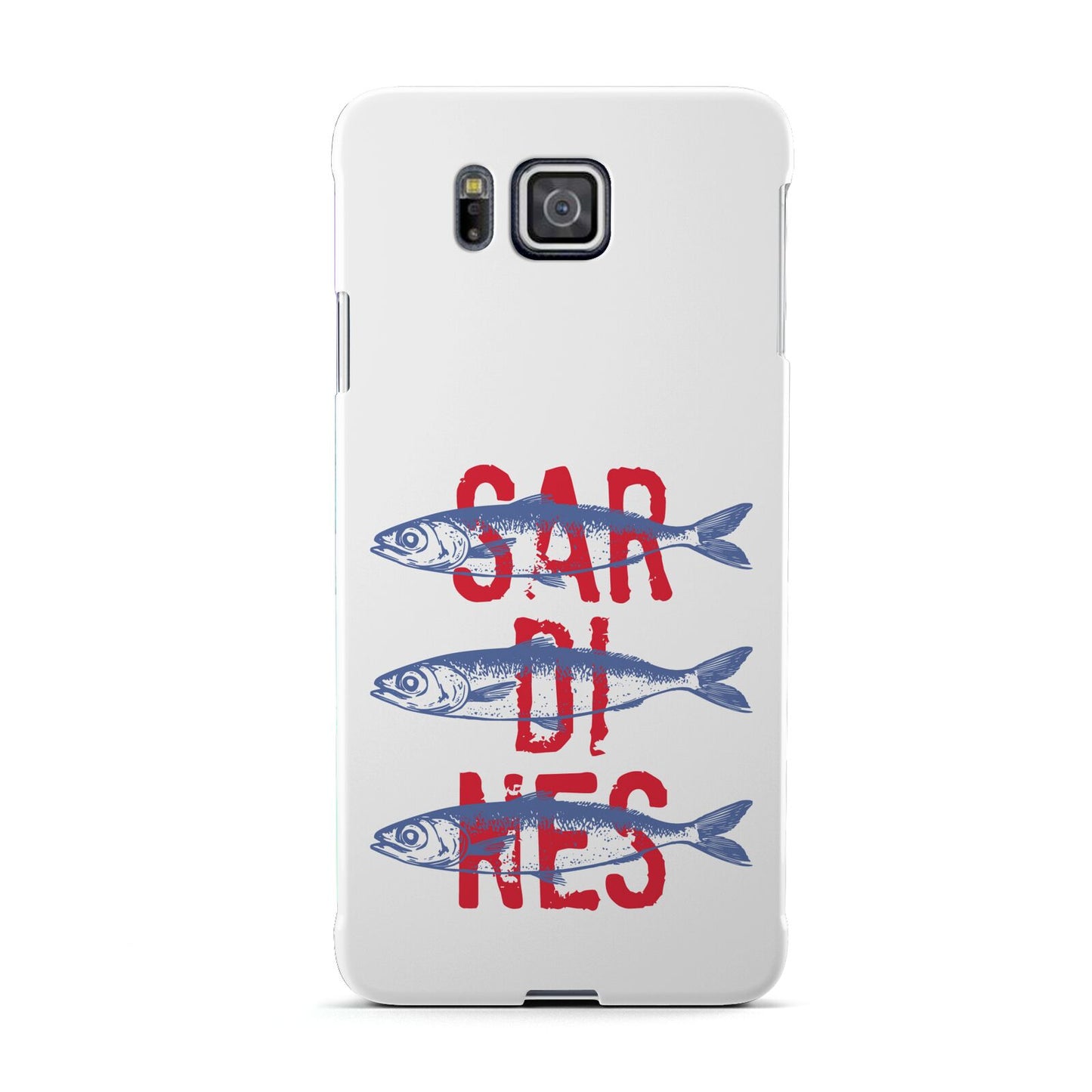 Sardines Word Art Samsung Galaxy Alpha Case