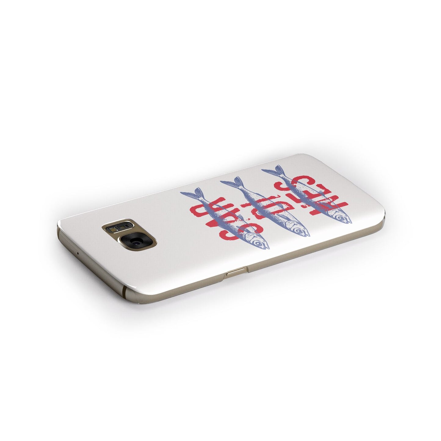 Sardines Word Art Samsung Galaxy Case Side Close Up