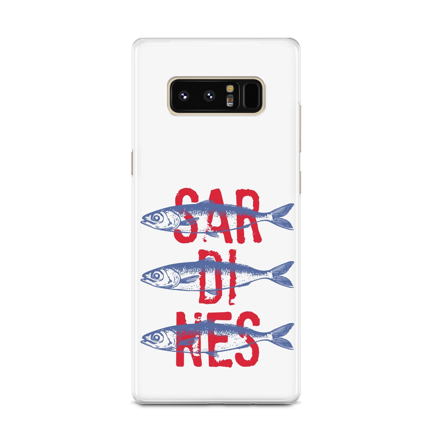 Sardines Word Art Samsung Galaxy Note 8 Case
