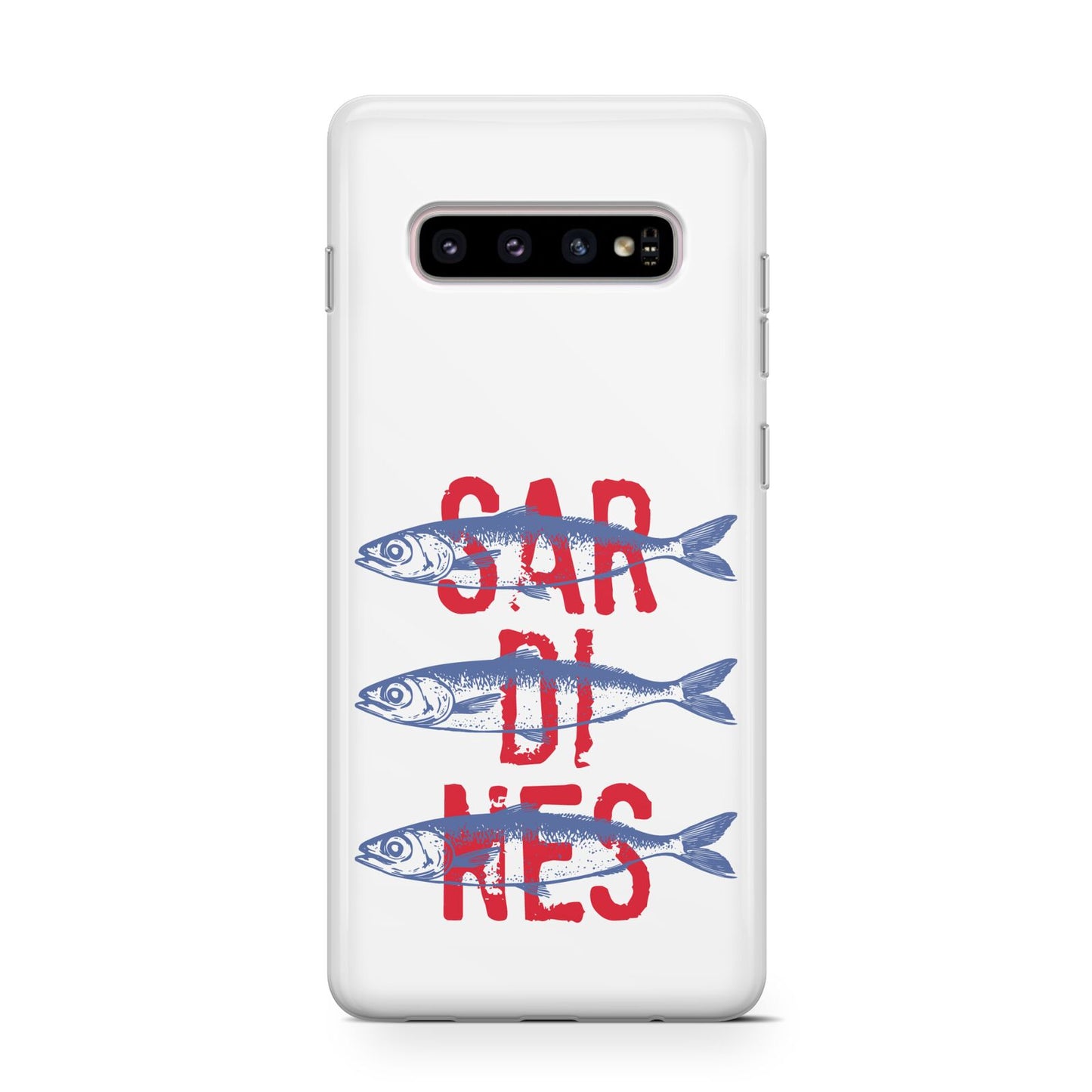 Sardines Word Art Samsung Galaxy S10 Case