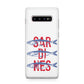 Sardines Word Art Samsung Galaxy S10 Plus Case