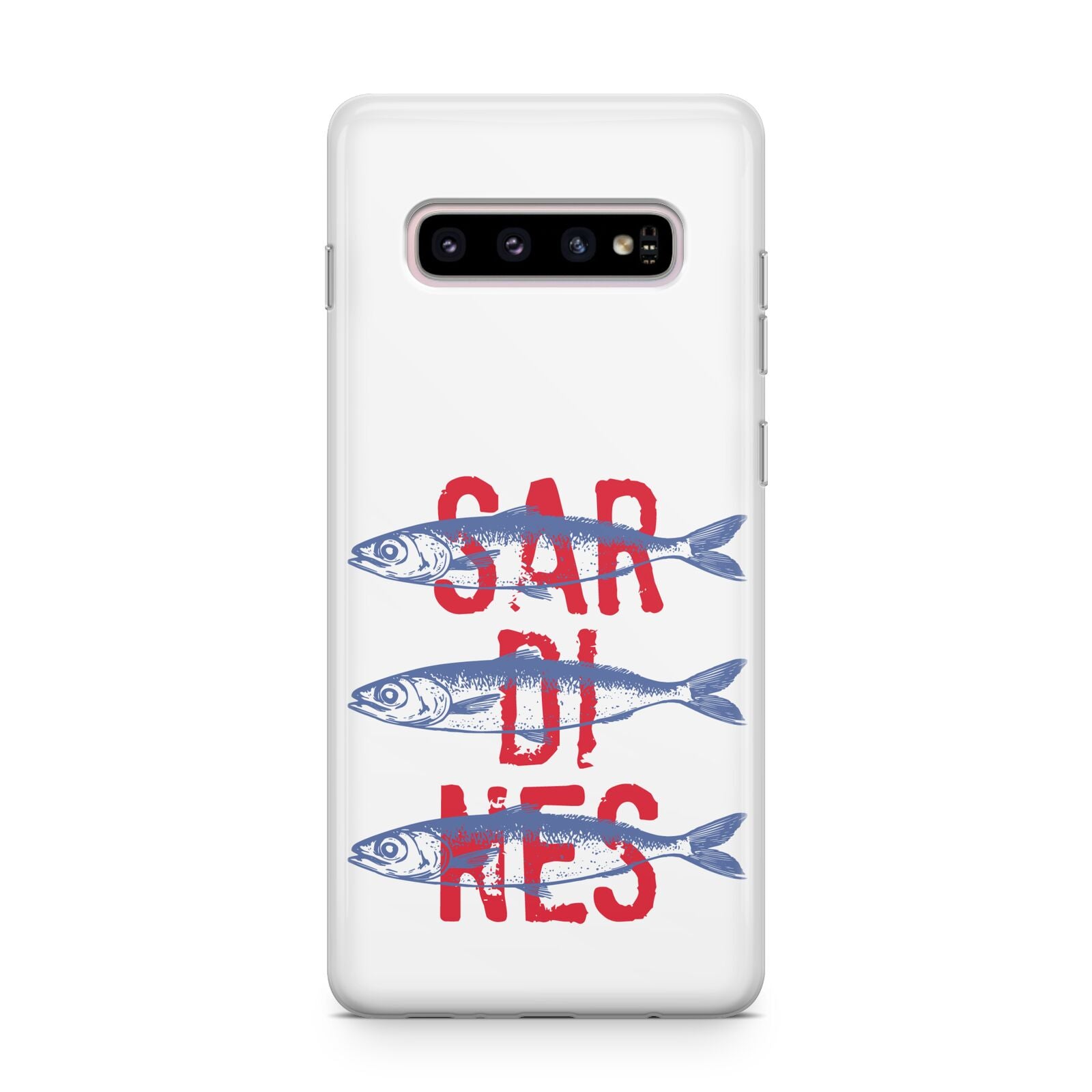 Sardines Word Art Samsung Galaxy S10 Plus Case