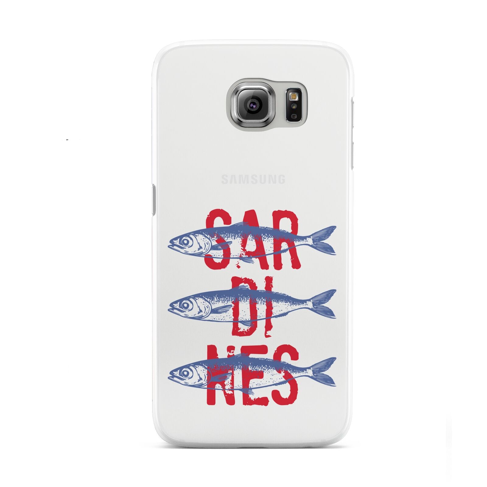 Sardines Word Art Samsung Galaxy S6 Case