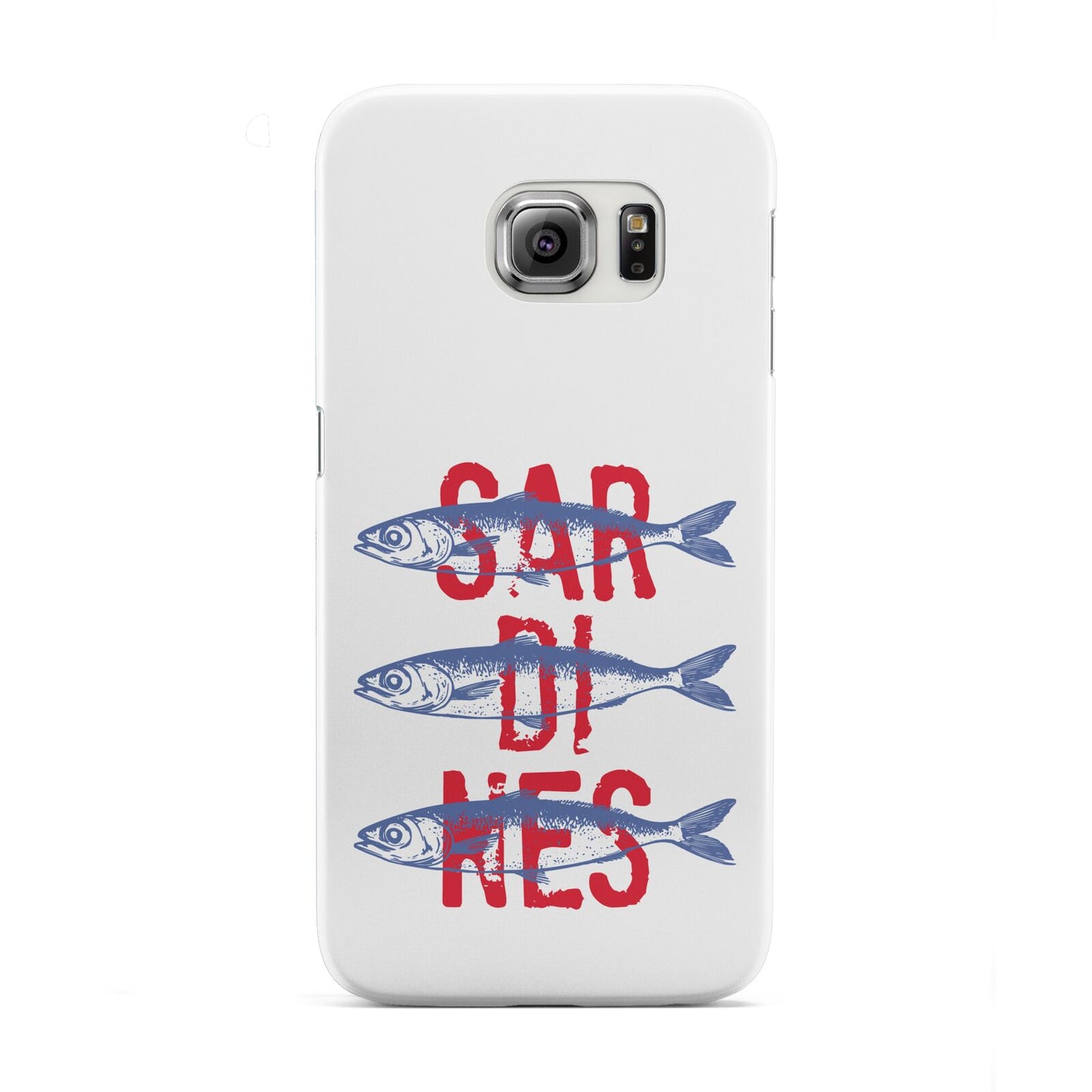 Sardines Word Art Samsung Galaxy S6 Edge Case