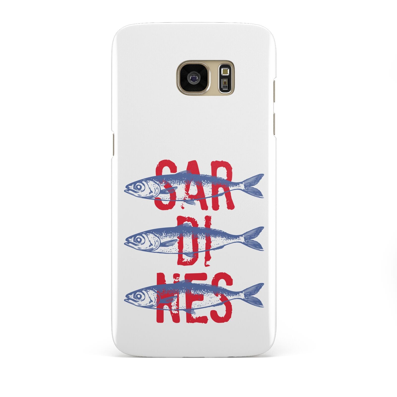 Sardines Word Art Samsung Galaxy S7 Edge Case