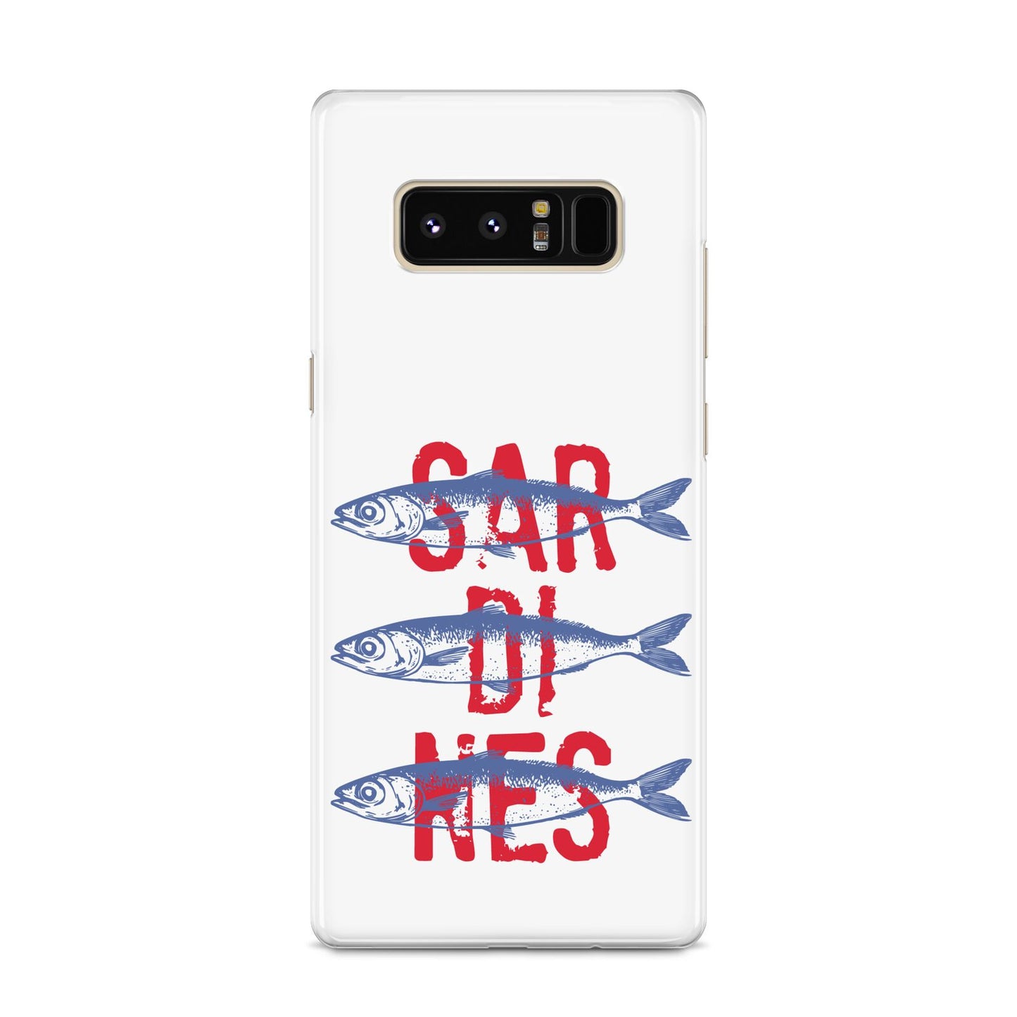 Sardines Word Art Samsung Galaxy S8 Case