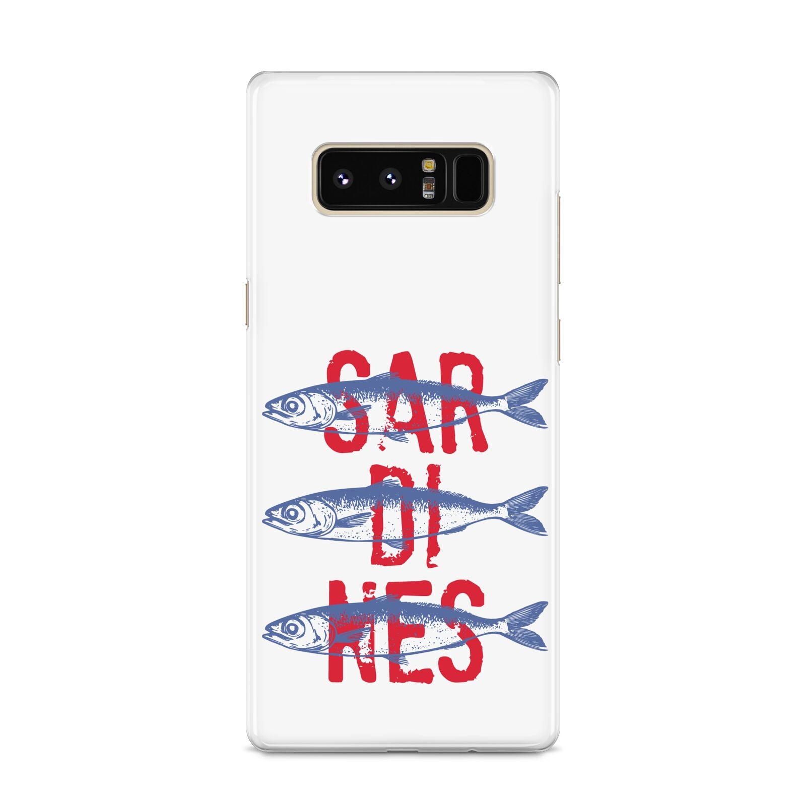 Sardines Word Art Samsung Galaxy S8 Case