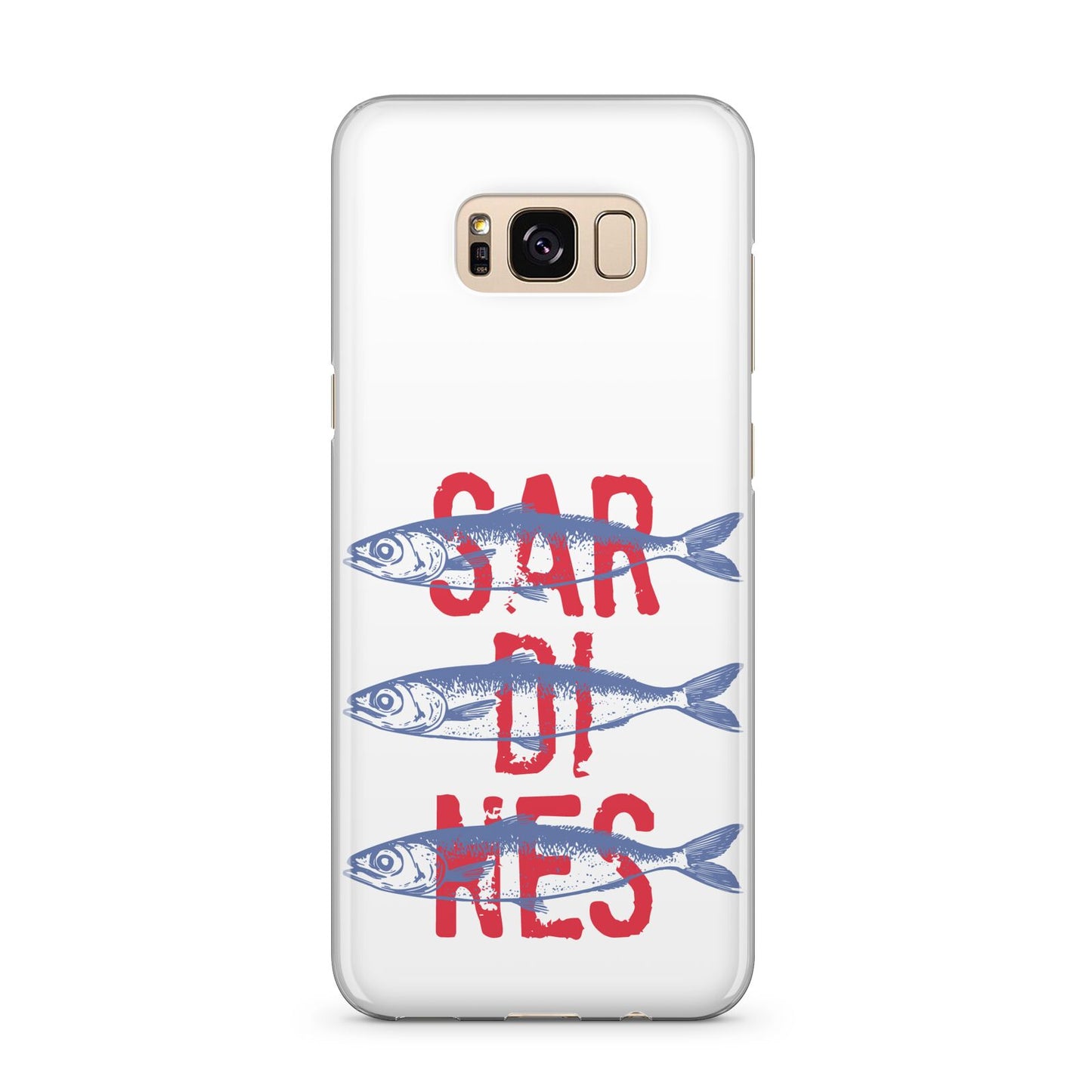 Sardines Word Art Samsung Galaxy S8 Plus Case