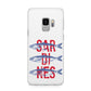 Sardines Word Art Samsung Galaxy S9 Case