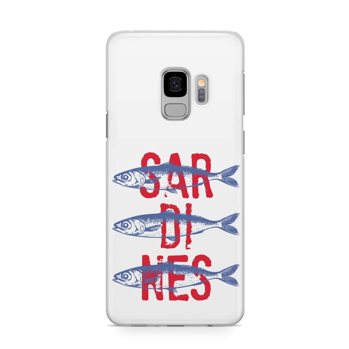 Sardines Word Art Samsung Galaxy S9 Case