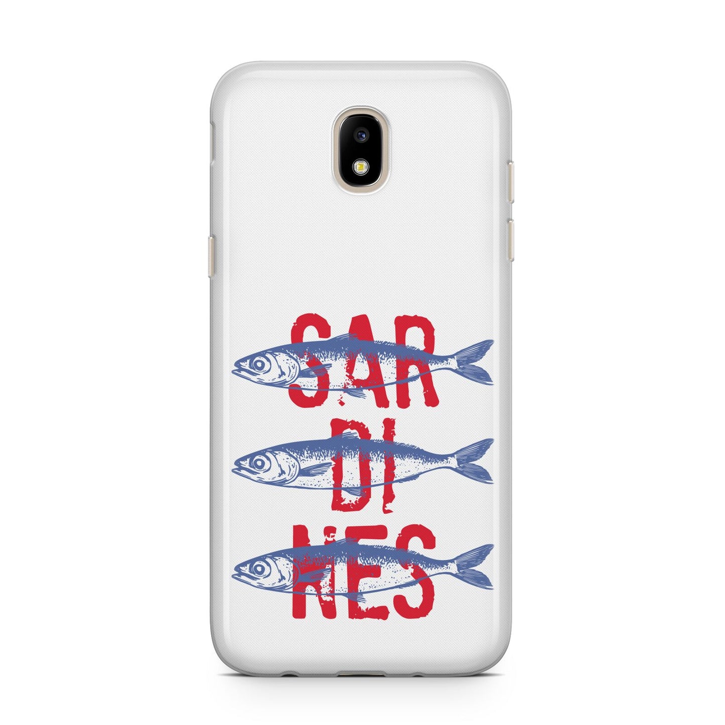 Sardines Word Art Samsung J5 2017 Case