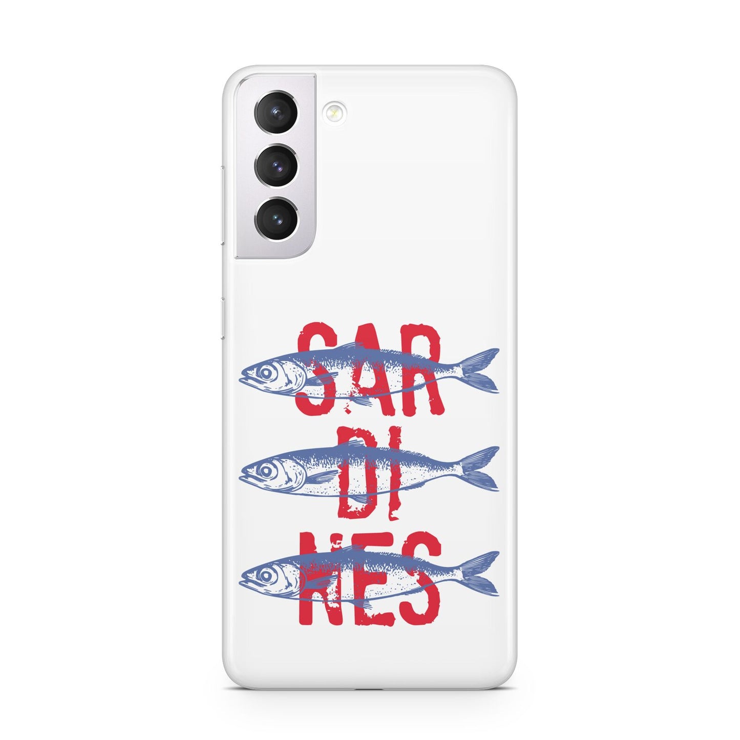 Sardines Word Art Samsung S21 Case