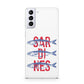 Sardines Word Art Samsung S21 Plus Case