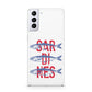 Sardines Word Art Samsung S21 Plus Phone Case