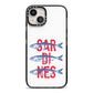 Sardines Word Art iPhone 13 Black Impact Case on Silver phone