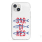 Sardines Word Art iPhone 13 Mini TPU Impact Case with White Edges
