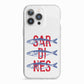 Sardines Word Art iPhone 13 Pro TPU Impact Case with White Edges