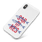 Sardines Word Art iPhone X Bumper Case on Silver iPhone