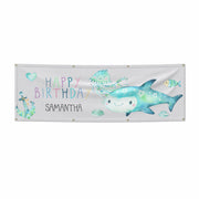 Sea Life Personalised Birthday 6x2 Banner