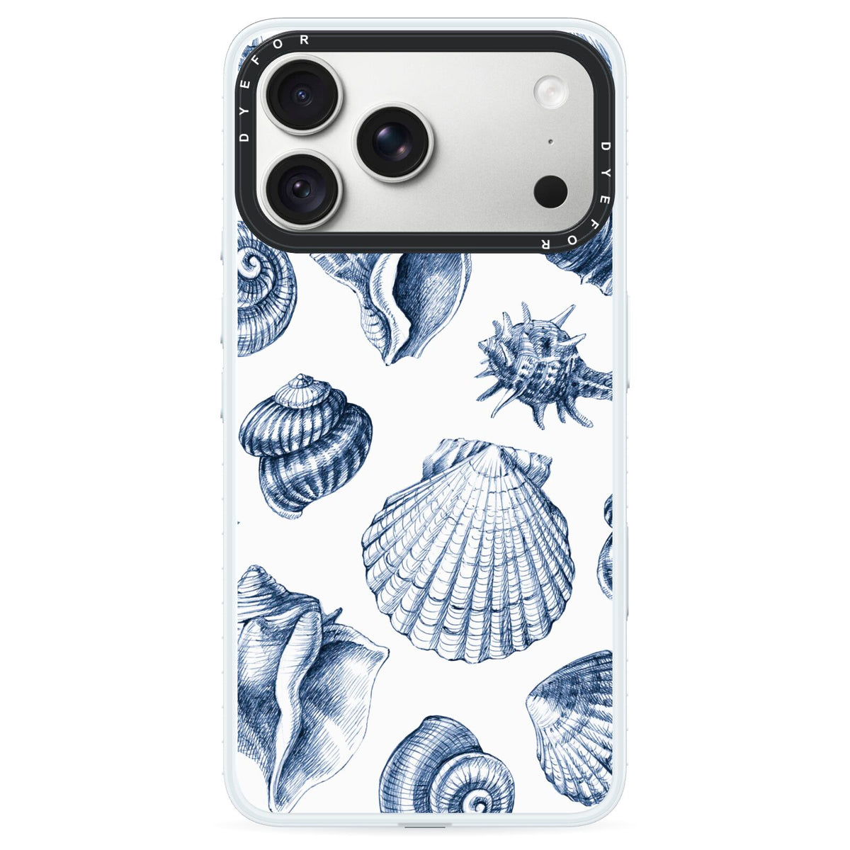 Shell iPhone 18 Pro Black Impact Pre order Case on Silver phone