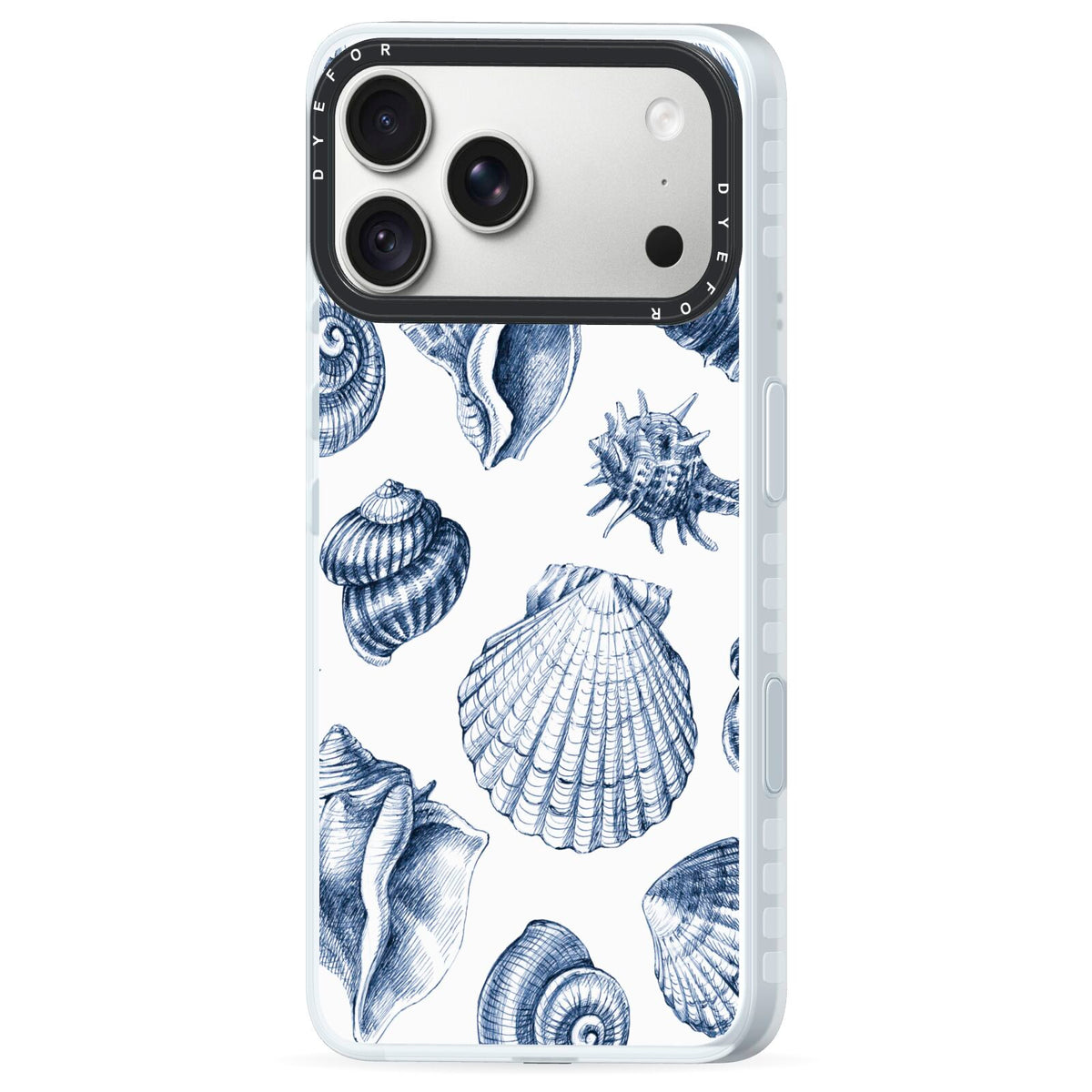 Shell iPhone 18 Pro Max Black Impact Pre order Case Side Angle on Silver phone