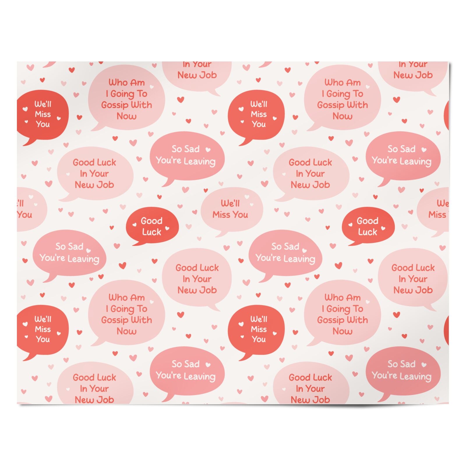 Sorry You re Leaving Personalised Wrapping Paper Alternative