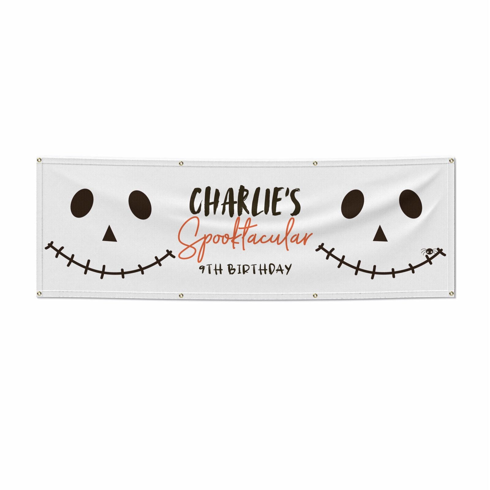 Spooktacular Birthday Personalised 6x2 Banner