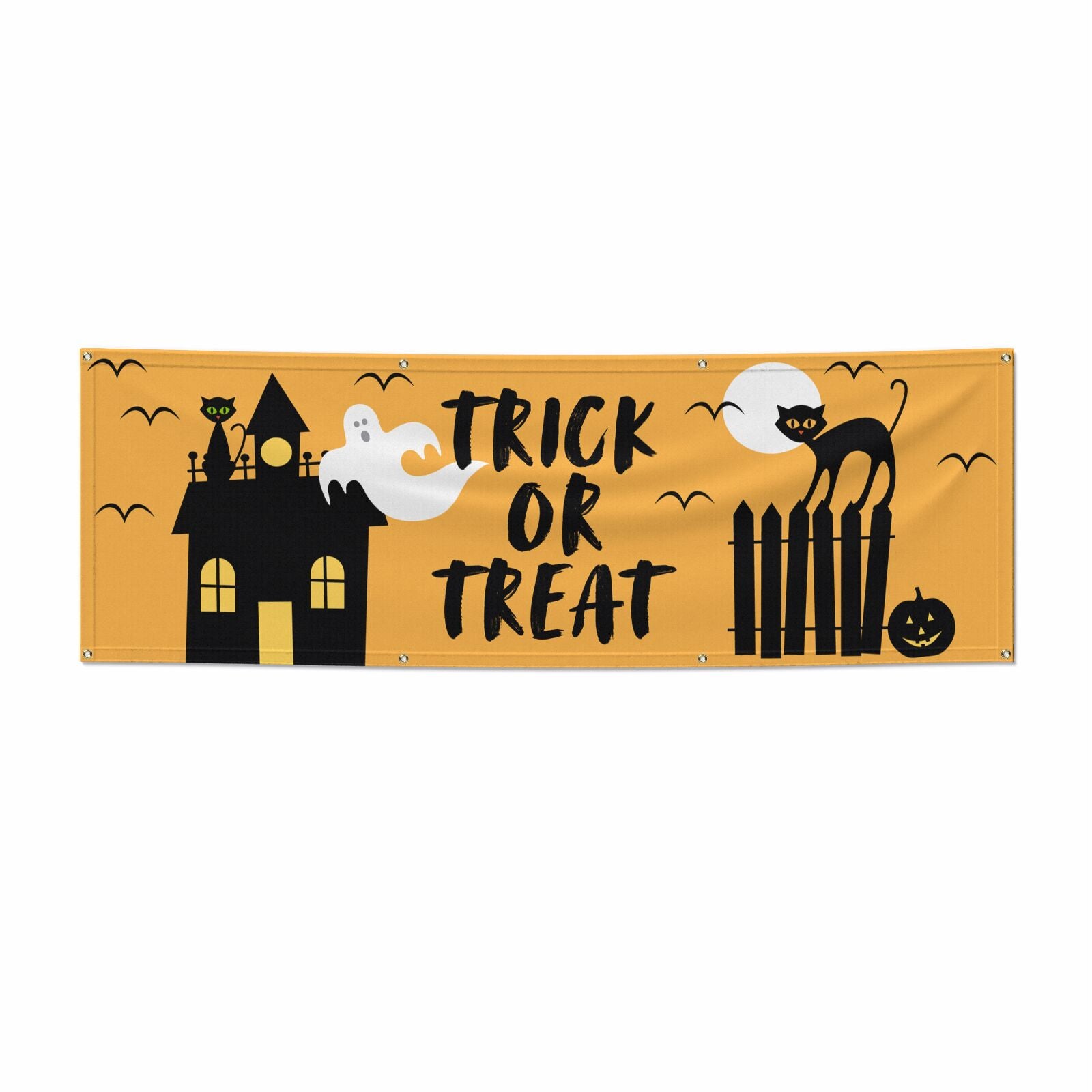 Spooky Trick or Treat 6x2 Banner