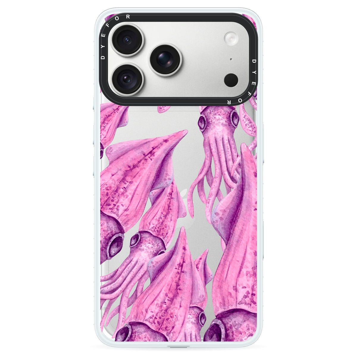 Squid iPhone 18 Pro Max Black Impact Pre order Case on Silver phone