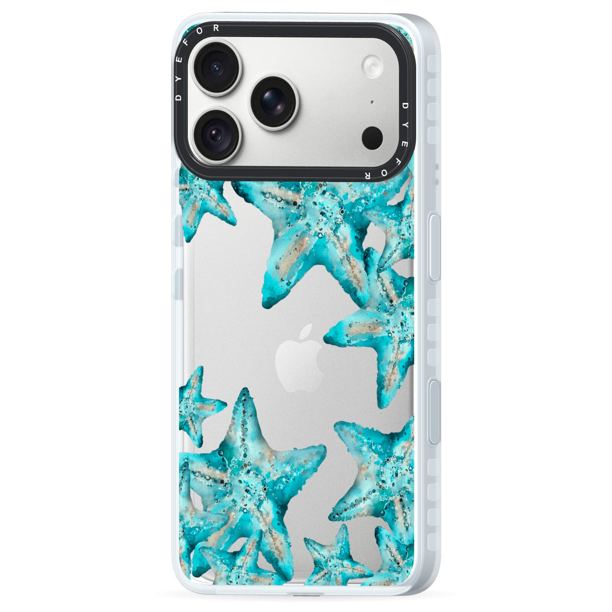 Starfish iPhone 18 Pro Max Black Impact Pre order Case Side Angle on Silver phone