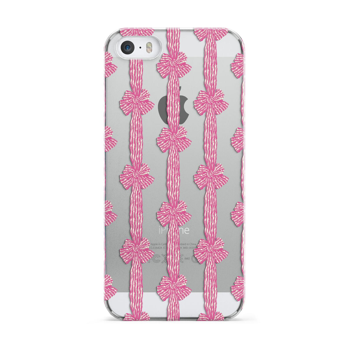 Patterned Iphone Case Striped Bow Pattern iPhone Case – Dyefor