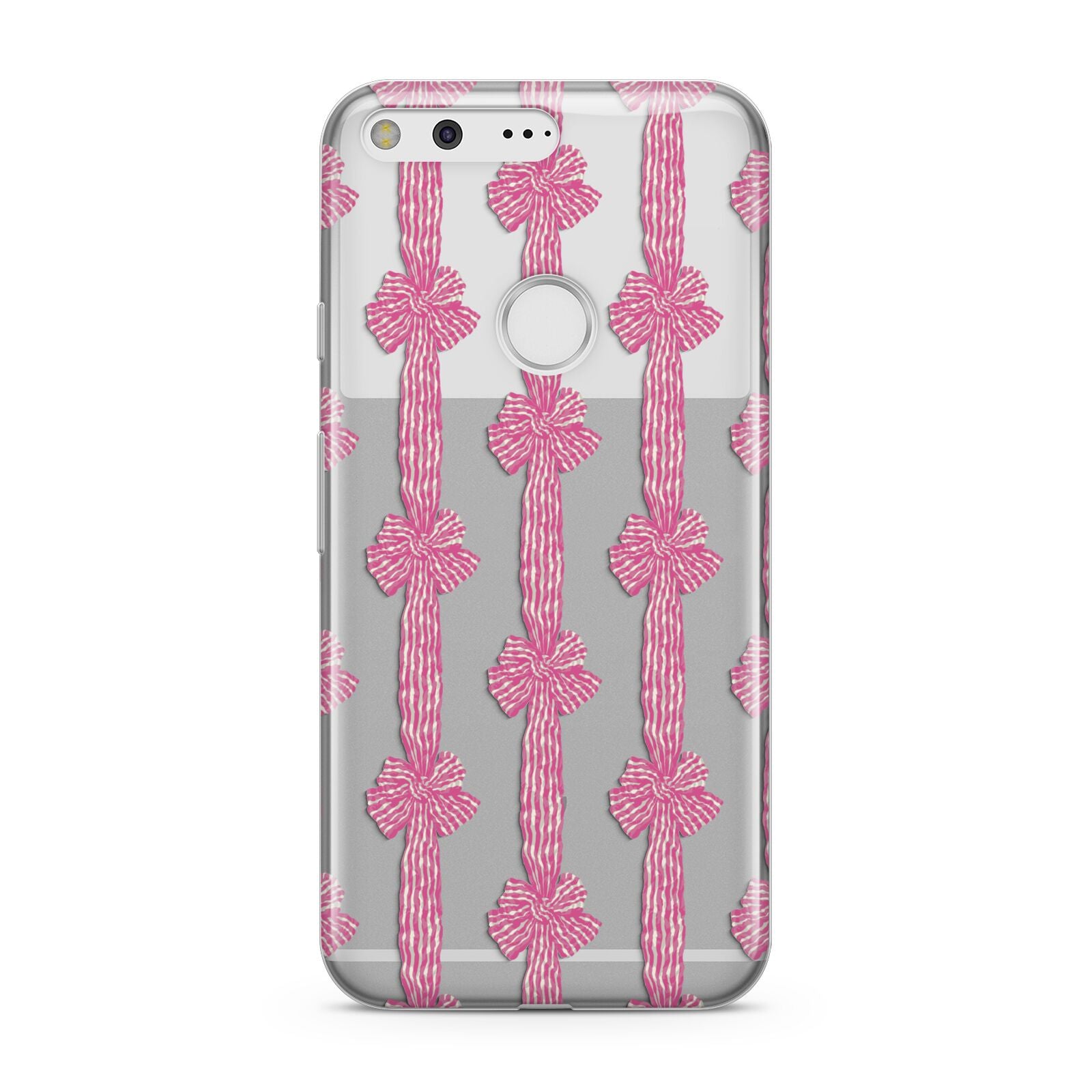 Striped Bow Pattern Google Pixel Case