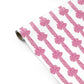 Striped Bow Pattern Personalised Gift Wrap