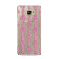 Striped Bow Pattern Samsung Galaxy A5 2016 Case on gold phone